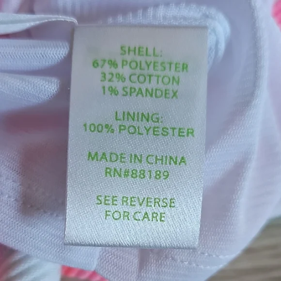 Lilly Pulitzer Mint and Pink Striped Cap-Sleeve Shift Dress - Picture 11 of 11